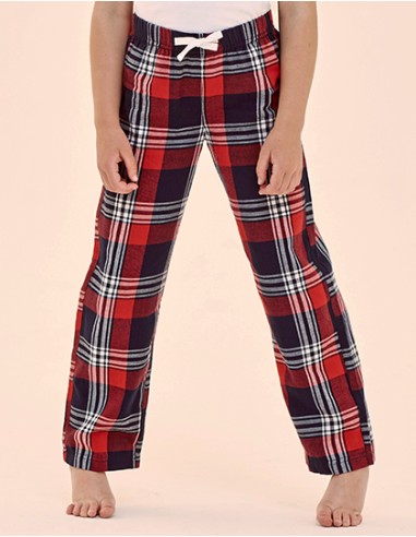 S-SM083-Kids Tartan Lounge Pants